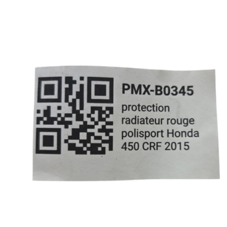 protection radiateur rouge polisport honda 450 crf 2015 - 8457400002