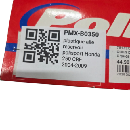 plastique aile reservoir polisport honda 250 crf 2004-2009 - 78133720