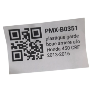 plastique garde boue arriere ufo honda 450 crf 2013-2016 - 78103610 2