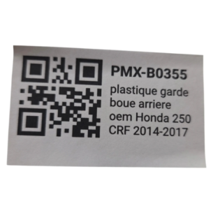 plastique garde boue arriere oem honda 250 crf 2014-2017 - 80102-man-a700 2
