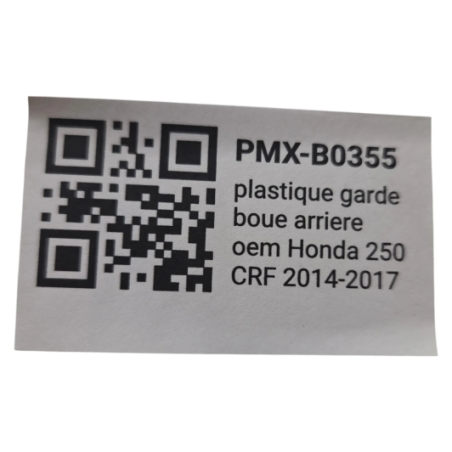plastique garde boue arriere oem honda 250 crf 2014-2017 - 80102-man-a700