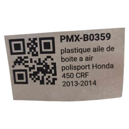 plastique aile de boite a air polisport honda 450 crf 2013-2014 - 8605300003
