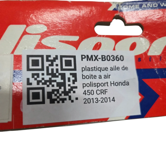 plastique aile de boite a air polisport honda 450 crf 2013-2014 - 8605300003