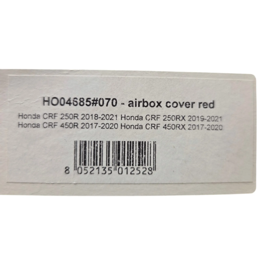 plastique aile de boite a air ufo honda 250 crf 2018-2021 - 1086915002