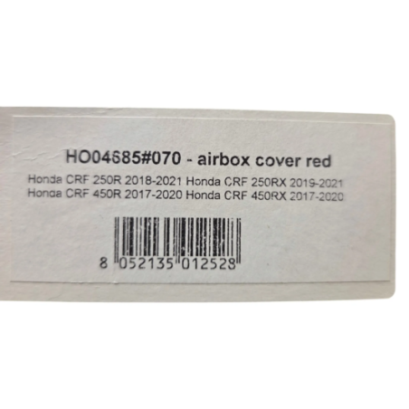 plastique aile de boite a air ufo honda 250 crf 2018-2021 - 1086915002