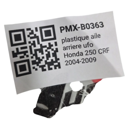 plastique aile arriere ufo honda 250 crf 2004-2009 - 78165110