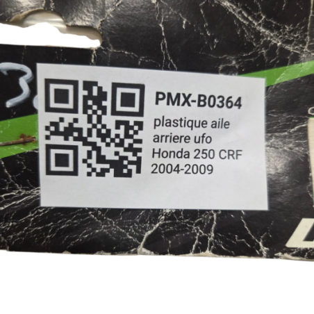 plastique aile arriere ufo honda 250 crf 2004-2009 - 78165310