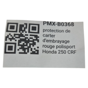 protection de carter d'embrayage rouge polisport honda 250 crf 2010-2013 - 784411bk 2
