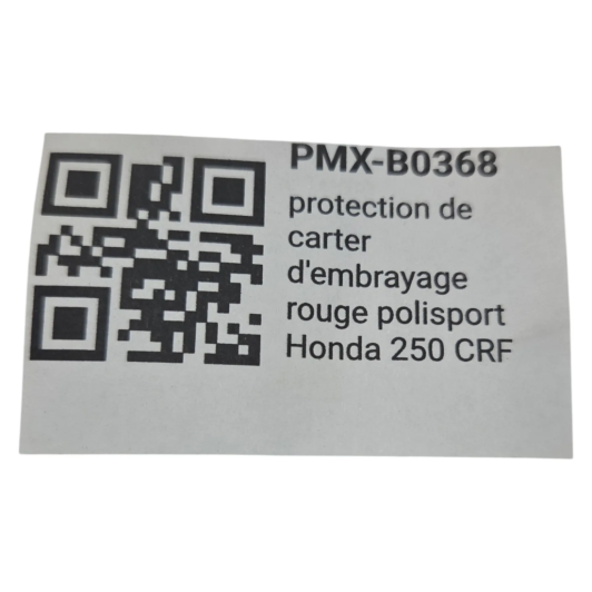 protection de carter d'embrayage rouge polisport honda 250 crf 2010-2013 - 784411bk