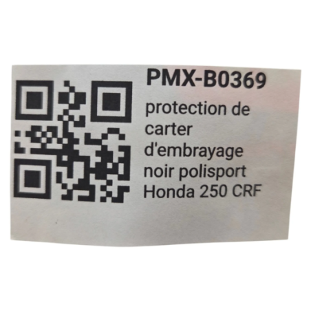 protection de carter d'embrayage noir polisport honda 250 crf 2010-2013 - 784411bk