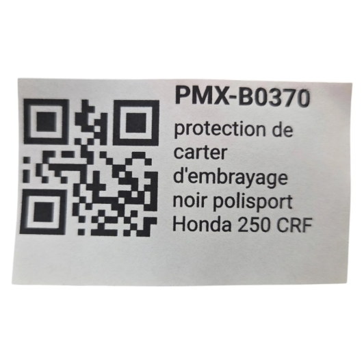 protection de carter d'embrayage noir polisport honda 250 crf 2010-2013 - 784411bk