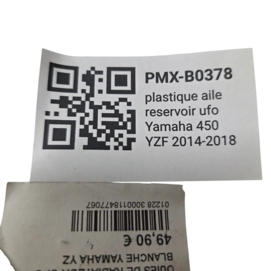 plastique aile reservoir ufo yamaha 450 yzf 2014-2018 - 78007710