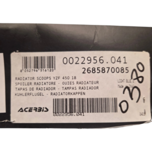 plastique aile reservoir acerbis yamaha 250 yzf 2018 - 2685870085 2