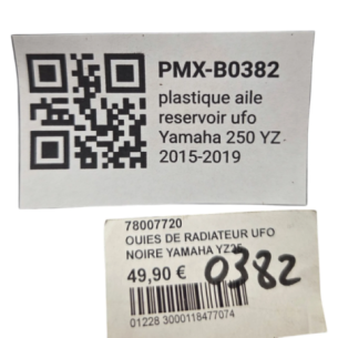 plastique aile reservoir ufo yamaha 250 yz 2015-2019 - 78007720 2