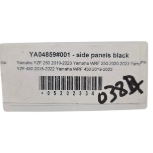 plastique aile arriere ufo yamaha 250 yzf 2019-2023 2
