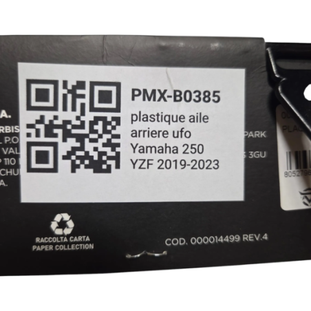 plastique aile arriere ufo yamaha 250 yzf 2019-2023 - 268588740