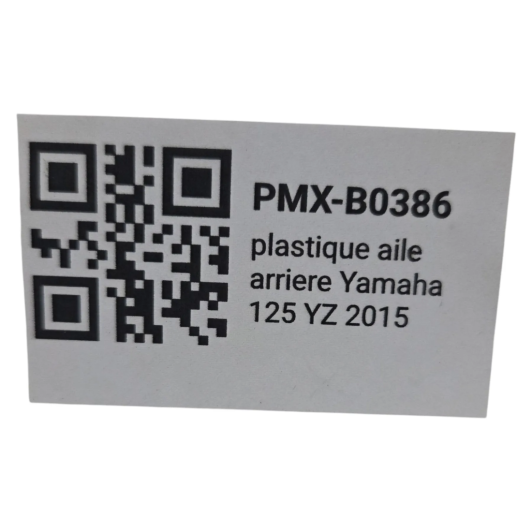 plastique aile arriere yamaha 125 yz 2015