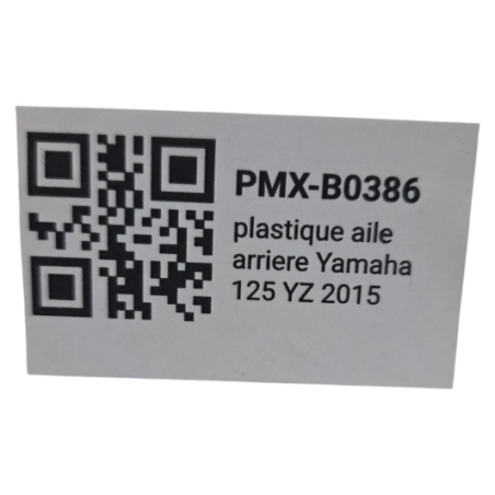 plastique aile arriere yamaha 125 yz 2015