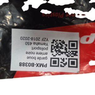 garde boue arriere noire polisport yamaha 450 yzf 2018-2020 - 8574900003 2