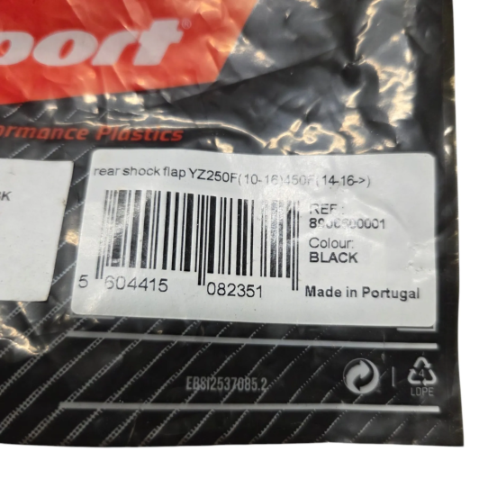 bavette de boite a air noir yamaha 250 yzf 2010-2016 - 8906600001