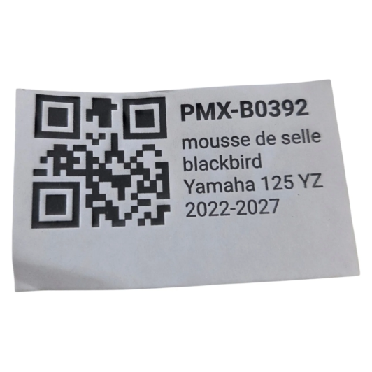 mousse de selle blackbird yamaha 125 yz 2022-2027 - 1110369