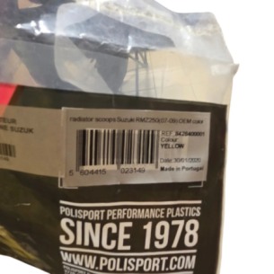 plastique aile reservoir polisport suzuki 250 rmz 2007-2009 - 8428400001 2