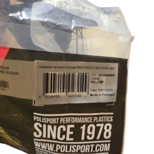 plastique aile reservoir polisport suzuki 250 rmz 2007-2009 - 8428400001