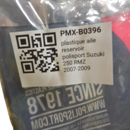 plastique aile reservoir polisport suzuki 250 rmz 2007-2009 - 8428400001