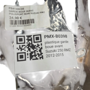 plastique garde boue avant suzuki 250 rmz 2012-2015 2
