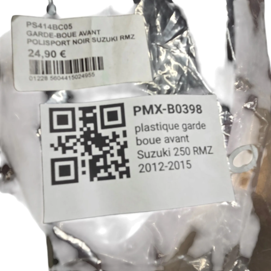 plastique garde boue avant suzuki 250 rmz 2012-2015