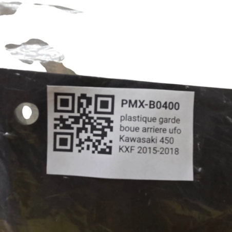 plastique garde boue arriere ufo kawasaki 450 kxf 2015-2018 - 78255020