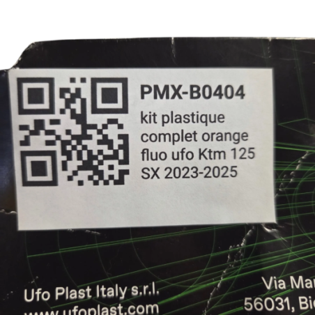 kit plastique complet orange fluo ufo ktm 125 sx 2023-2025 - ktkit529ffflu
