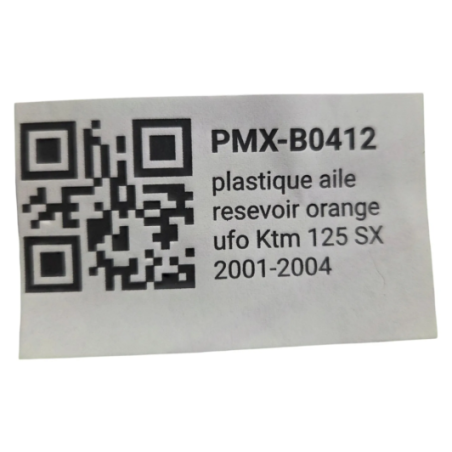 plastique aile resevoir orange ufo ktm 125 sx 2001-2004