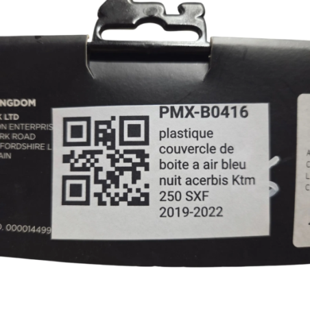 plastique couvercle de boite a air bleu nuit acerbis ktm 250 sxf 2019-2022 - 0023498.040