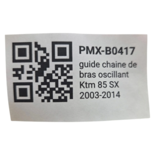 guide chaine de bras oscillant ktm 85 sx 2003-2014 - 8454200002 2