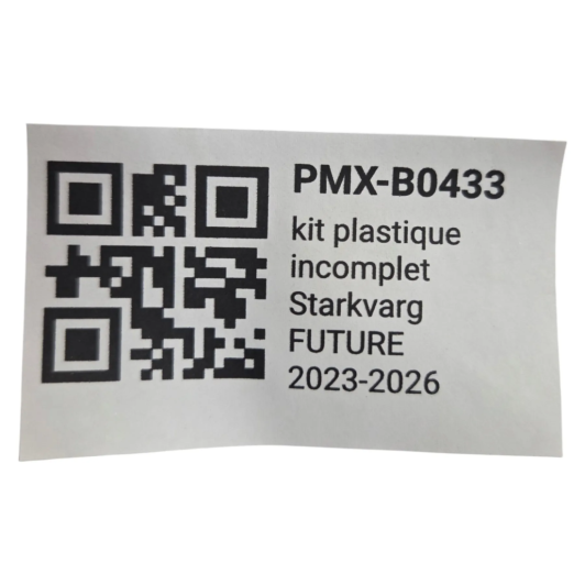 kit plastique incomplet stark varg stark future ex 2023-2026