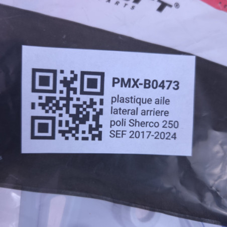 plastique aile lateral arriere poli sherco 250 sef 2017-2024 - 8424800001