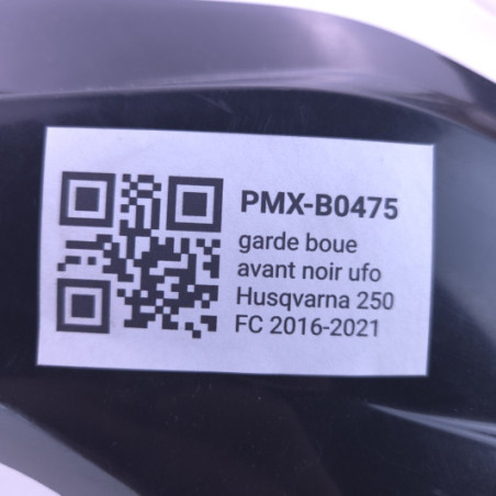 garde boue avant noir ufo husqvarna 250 fc 2016-2021 - 78603620
