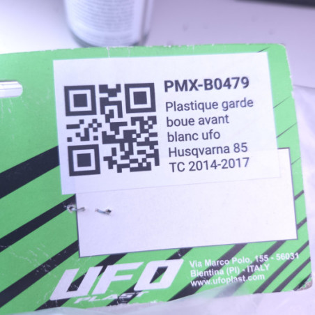 Plastique garde boue avant blanc ufo husqvarna 85 tc 2014-2017 - 78693010