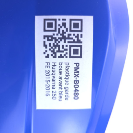 plastique garde boue avant bleu  husqvarna 250 fe 2015-2016