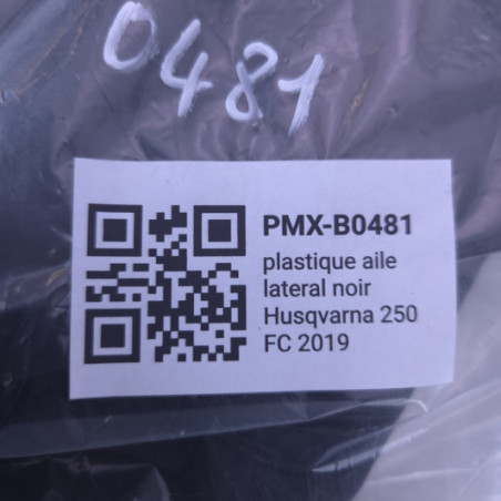 plastique aile lateral noir husqvarna 250 fc 2019