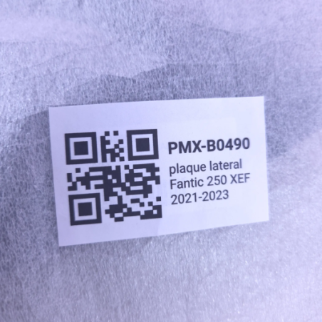 plaque lateral  fantic 250 xef 2021-2023 - 07508005