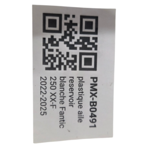 plastique aile reservoir blanche fantic 250 xx-f 2022-2025 - 07506005 2