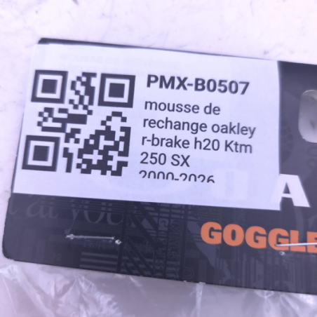 mousse de rechange masque oakley r-brake h20 ktm 250 sx 2000-2026 - 8000874