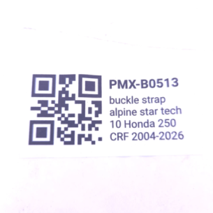 buckle strap botte alpine star tech 10 honda 250 crf 2004-2026 - 34300914 2
