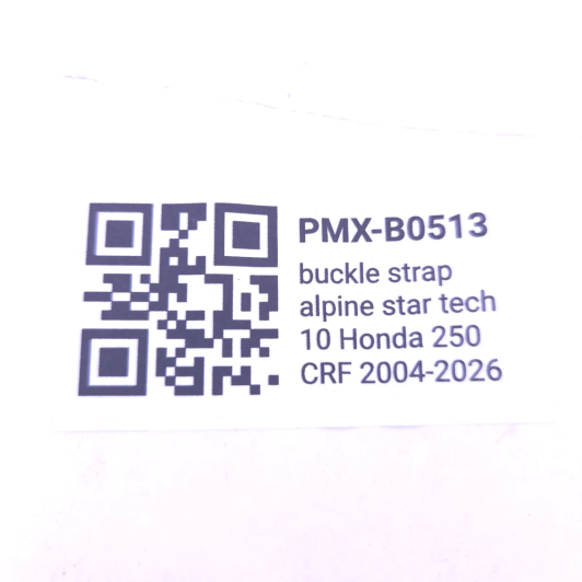 buckle strap botte alpine star tech 10 honda 250 crf 2004-2026 - 34300914