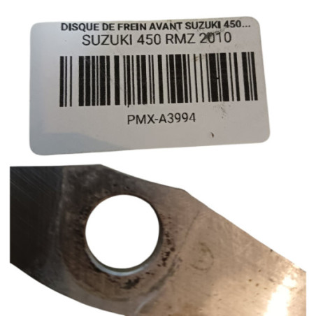 Disque De Frein Avant Suzuki 450 Rmz 2010